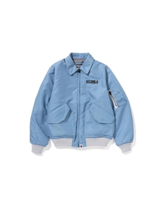 Куртка-бомбер BAPE Honeycomb Ripstop, серый A bathing ape®