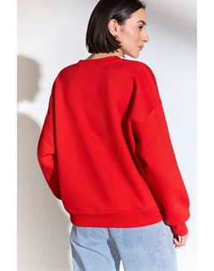 Лицензия Nfl American Kansas City Chiefs Heavyweight свитшот с графическим слоганом, красный Next