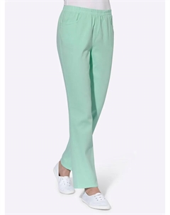 Брюки без застежки, цвет Aqua Classic basics