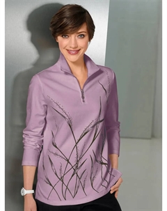 Рубашка-поло с длинными рукавами "Winter Shirt", цвет Rosé-Gemustert Classic basics