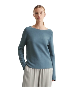 Марк О'Поло вязаный свитер, голубой Marc o'polo