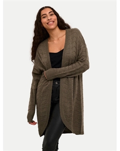 Кардиган стандартного кроя, хаки Kaffe