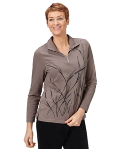 Рубашка-поло с длинными рукавами "Winter Shirt", коричневый Classic basics