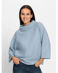 Свитер с рукавами 3/4 "Пуловер", голубой Heine