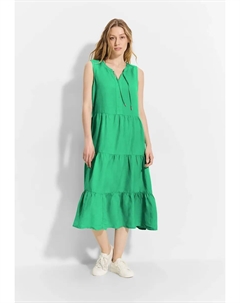 Летнее платье с воланом, зеленый Cecil
