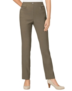 Эластичные брюки, хаки Classic basics