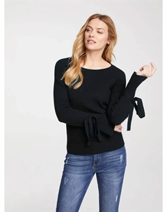 Вязаный свитер "Пуловер", черный Linea tesini by heine