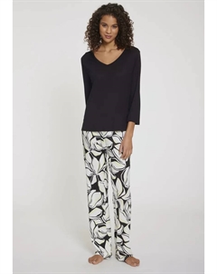 Пижама (2 шт.), с принтом по всей поверхности, черный Vivance dreams