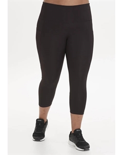 Тренировочные тайтсы "Reimia 7/8" из дышащего переработанного полиэстера, цвет Dunkelbraun-Flieder Q by endurance