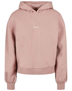 Толстовка "Женская толстовка Ladies Love Organic Oversized с капюшоном ", цвет Duskrose Merchcode