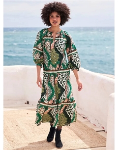 Платье с принтом "платье с принтом", оливковый Heine