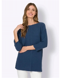 Вязаный свитер "Оверсайз Пуловер", джинсовый Heine