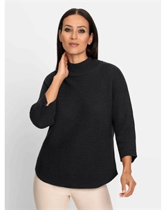 Свитер с рукавами 3/4 "Пуловер", черный Heine