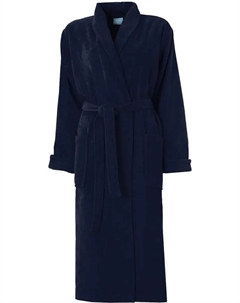 Халат "Морской конек" " Pure Bathrobe" (1 шт.), воротник-шалька, синий Seahorse