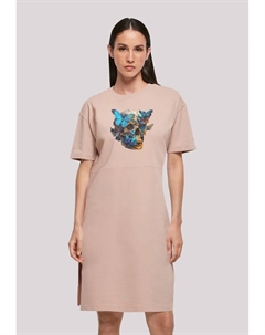 Платье-рубашка "Череп", принт, цвет Duskrose F4nt4stic