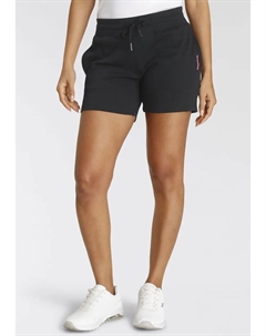 Спортивные шорты, шорты на подкатах с хлястиком и пуговицей, черный Kangaroos