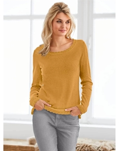 Свитер с круглым вырезом "Пуловер", цвет Ocker Heine