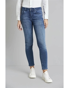 Джинсы с 5 карманами и эластичной тканью Flexcity, цвет морской волны Bugatti