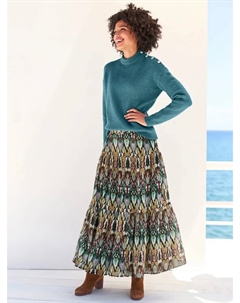 Вязаный свитер "Пуловер", цвет Petrol-Meliert Heine