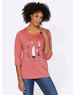 Рубашка с рукавом 3/4 "Shirt", цвет Flamingo Classic basics