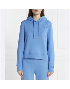 Толстовка мини-боди свободного кроя с логотипом, синий Tommy hilfiger