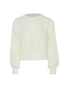 Пуловер, белый Dreimaster