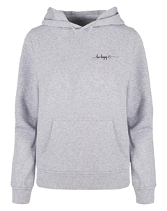 Толстовка "Женская женская толстовка Be Happy Basic Толстовка ", серый Merchcode