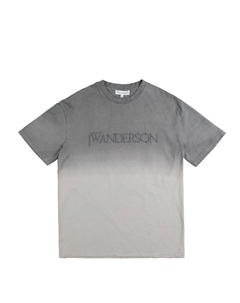 Рубашка Logo Embroidery Gradient T-Shirt, серый Jw anderson