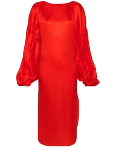 Платье миди The Zelma, красный Khaite