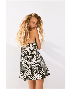 Платье а-силуэта с бретелями, черный H&m