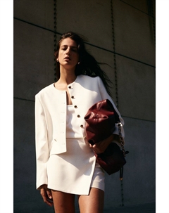 Короткая куртка, бежевый H&m