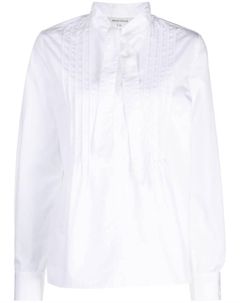 Рубашка с бантом, белый Maison kitsuné