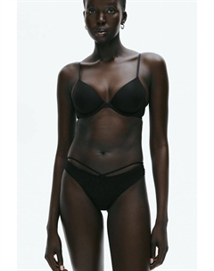 Бюстгальтер на косточках с пеной-спейсером, черный H&m