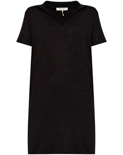 Платье с короткими рукавами и V-образным вырезом, черный Rag & bone