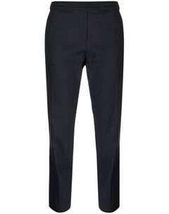 Укороченные брюки средней посадки, синий Theory