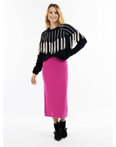 Вязаная юбка, розовый Izia