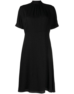 Шелковое платье миди, черный Givenchy