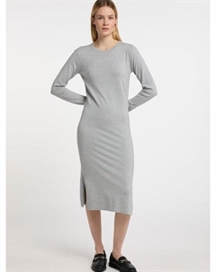 Трикотажное платье, серый Dreimaster