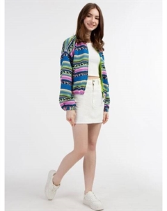 Куртка бомбер, зеленый Mymo