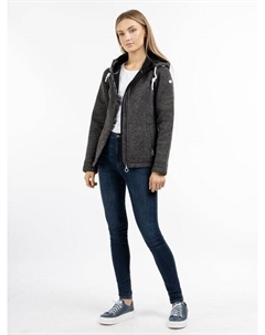 Вязаная флисовая куртка, серый Dreimaster