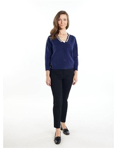 Кардиган с жемчугом, синий Usha