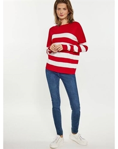 Пуловер, красный Usha