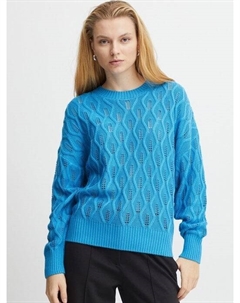 Вязаная кофта, синий Ichi