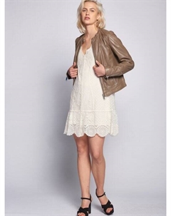 Кожаный пиджак, коричневый Maze