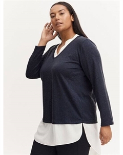 Вязаная кофта, синий Fransa