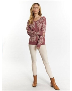 Вязаная кофта, розовый Usha