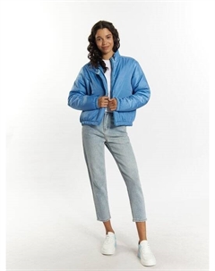 Легкая утепленная куртка-блузон, синий Mymo