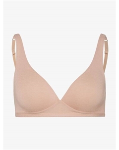 Бюстгальтер с мягкой чашкой, ощущение хлопка, бежевый Hanro