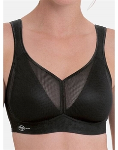 Спортивный бюстгальтер с воздушной подушечкой и треугольной подушечкой., черный Anita