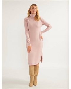 Вязаное платье миди, розовый Usha